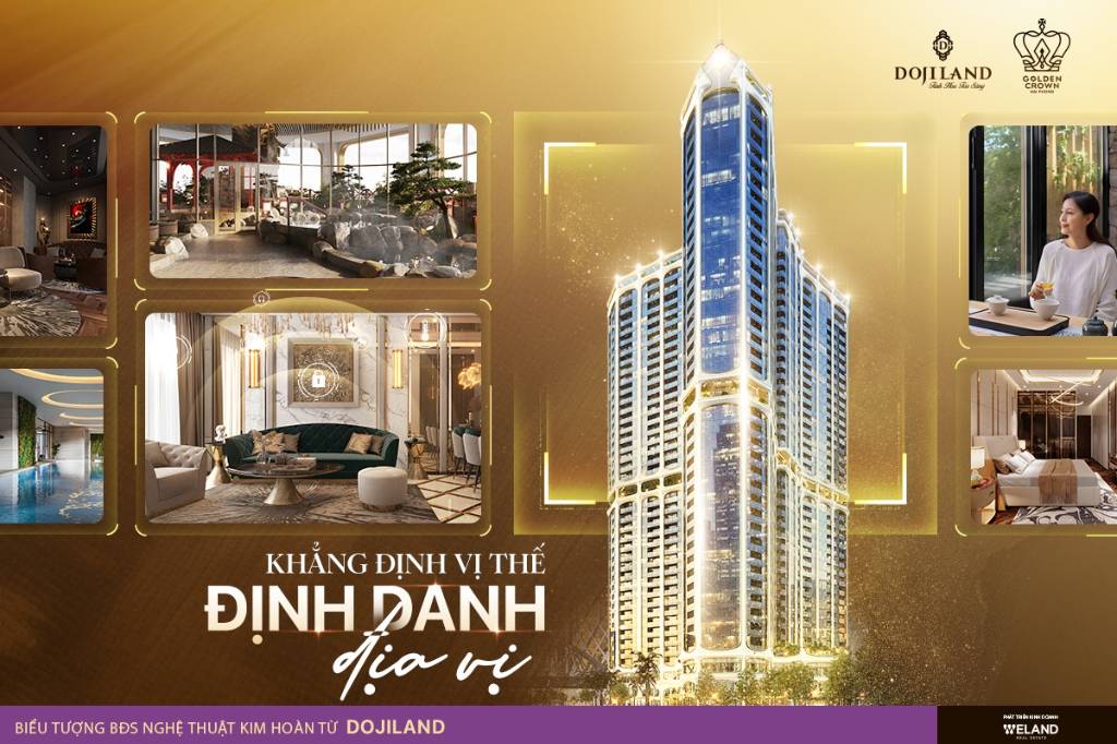 Chủ Nhà Bán Cắt Lỗ - Cơ Hội Duy Nhất Để Sở Hữu Căn Hộ Golden Crown Hải Phòng, Chuẩn Đế Vương Tại Thành Phố Hải Phòng