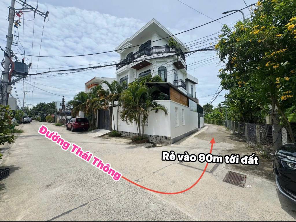 Bán lô góc hẻm đường Thái Thông, Nha Trang