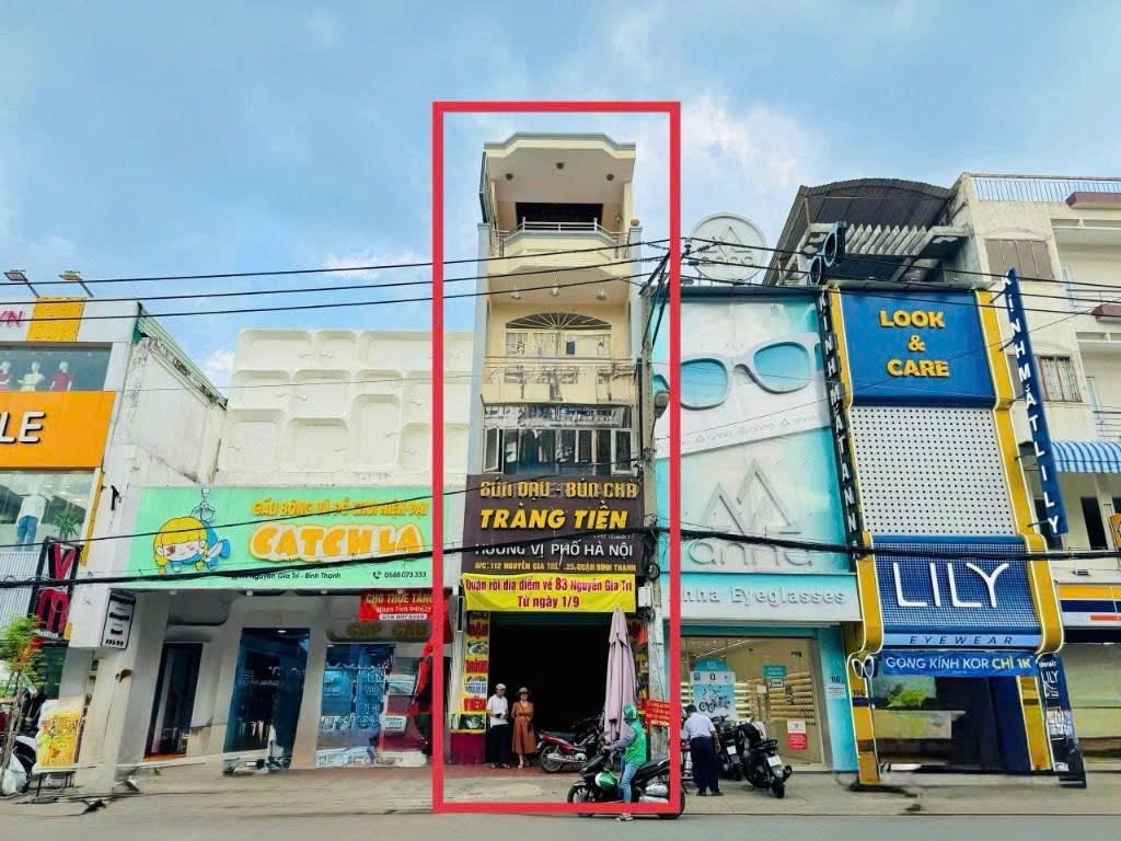 Cho thuê nhà mặt tiền đường Nguyễn Gia Trí - Vị Trí Kinh Doanh Thuận lợi
