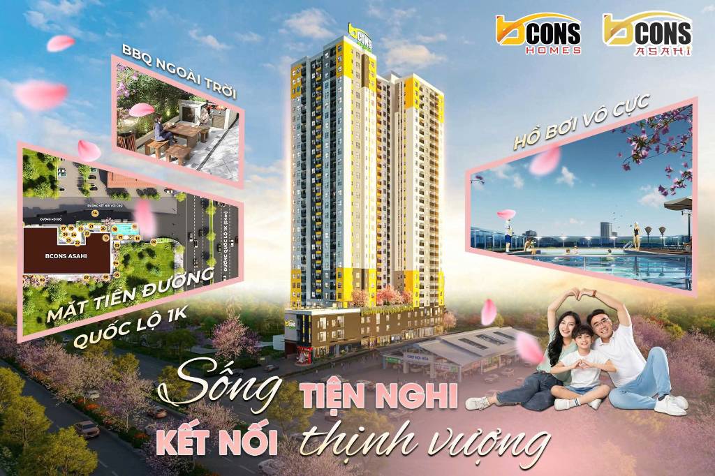 CĂN HỘ BCONS – 1PN CHỈ TỪ 1,5 TỶ – CHO CON HỌC ĐẠI HỌC – GIẢI PHÁP THÔNG MINH CHO GIA ĐÌNH