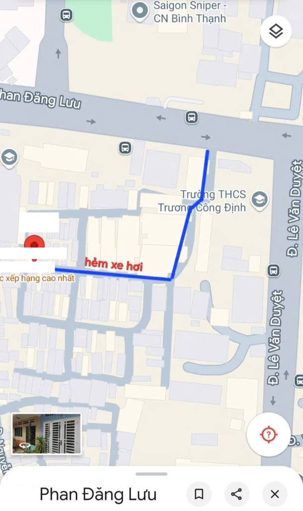 Nhà Biệt Lập Cư Xá Bưu Điện Phan Đăng Lưu  - Đường Xe Tải 5m