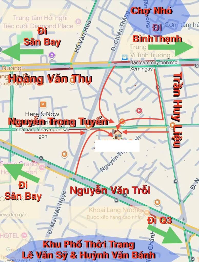 Bán nhà căn góc Nguyễn Trọng Tuyển , P15 , Phú Nhuận hxh  - Ngay phía sau căn mt