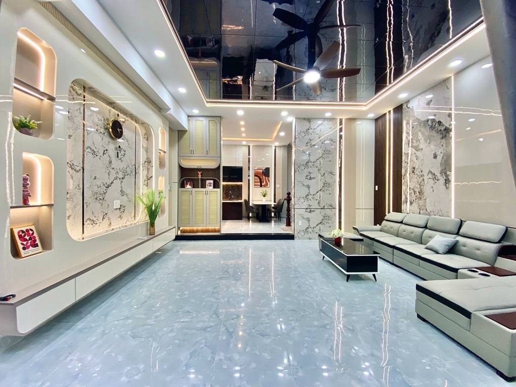 Hẻm ô tô kế emart phan huy ích - 4 tầng mới keng full nội thất - ngang 6m - CHỈ 7 TỶ X