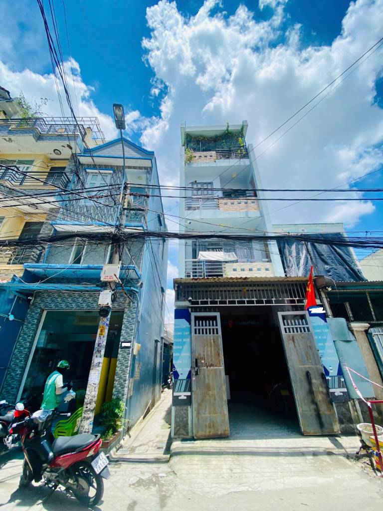 Bán nhà HXH 8m Tân Trụ, P.15, Tân Bình, 70m2, 4 tầng, chỉ 10.5 tỷ TL