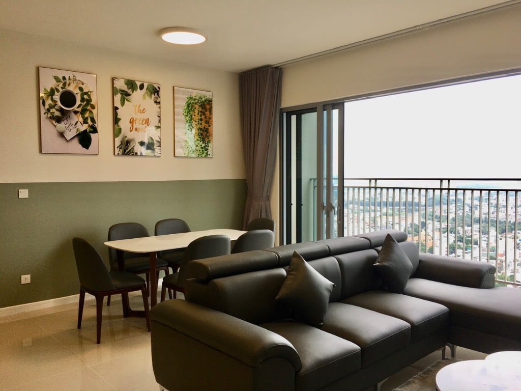 Cho thuê 3PN 121m2 Fullnt giá siêu tốt chỉ 24 triệu/ tháng Chung Cư Palm Heights