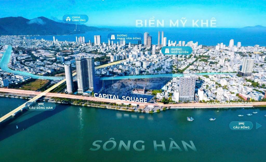 Capital square, căn hộ view sông ngay cầu sông hàn, cạnh Vincom - Mở bán gd 1 giá tốt ck 17%