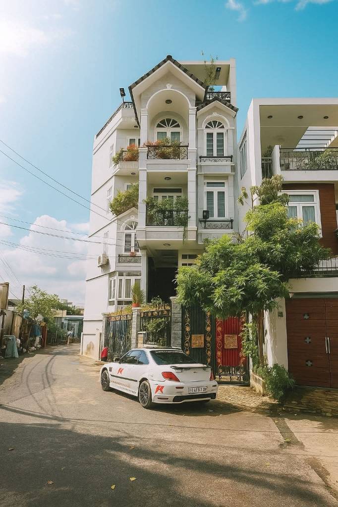 BÁN NHÀ 5 TẦNG GÓC 2 MẶT TIỀN Phường THẠNH MỸ LỢI, QUẬN 2 Vị trí đẹp đường lớn, sàn: 266.6m² 8 phòng