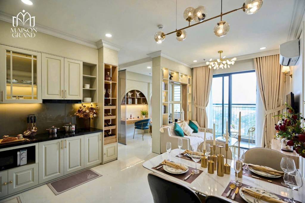 Bán căn hộ Maison Grand Phú Mỹ, 2PN, dt 58m2, thanh toán 1 tỷ nhận ngay hộ khẩu TP.HCM