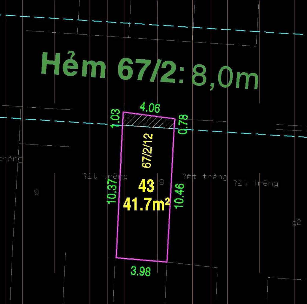 Nhà hẻm đường số 6, Bình Hưng Hòa dt 48m2 2 lầu 3pn 3wc giá 4,68 tỷ