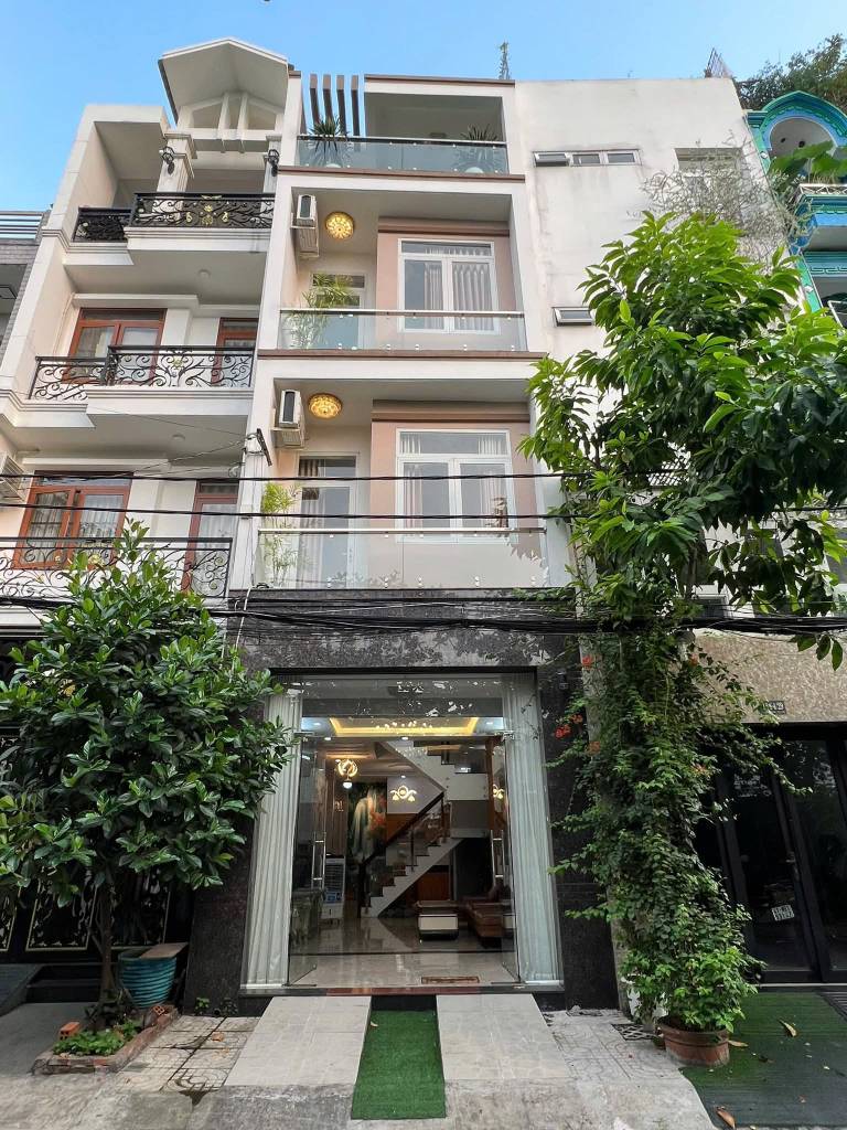 Nhà mới Nguyễn Phúc Chu, Phường 15, Tân Bình  4 tầng HXH
