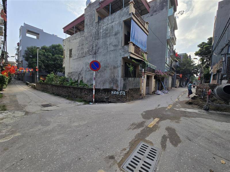 Bán đất Thúy Lĩnh Hoàng Mai, lô góc 2 mặt tiền, ô tô tránh đỗ thoải mái, diện tích 58m²