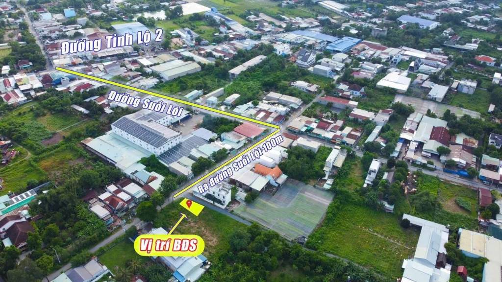 Cô Mỹ gửi, bán đất Suối Lội Củ Chi, cách THPT Tân Thông Hội chỉ 500m, SHR, dt 122m2 nở hậu