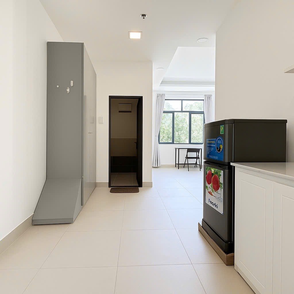 Cho thuê căn hộ Bình Thạnh, 32m², studio thoáng mát, sạch đẹp