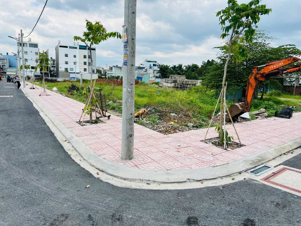 Bán đất mặt tiền Thạnh Xuân 25, Quận 12, diện tích 4x15m, gần chợ, sổ hồng riêng