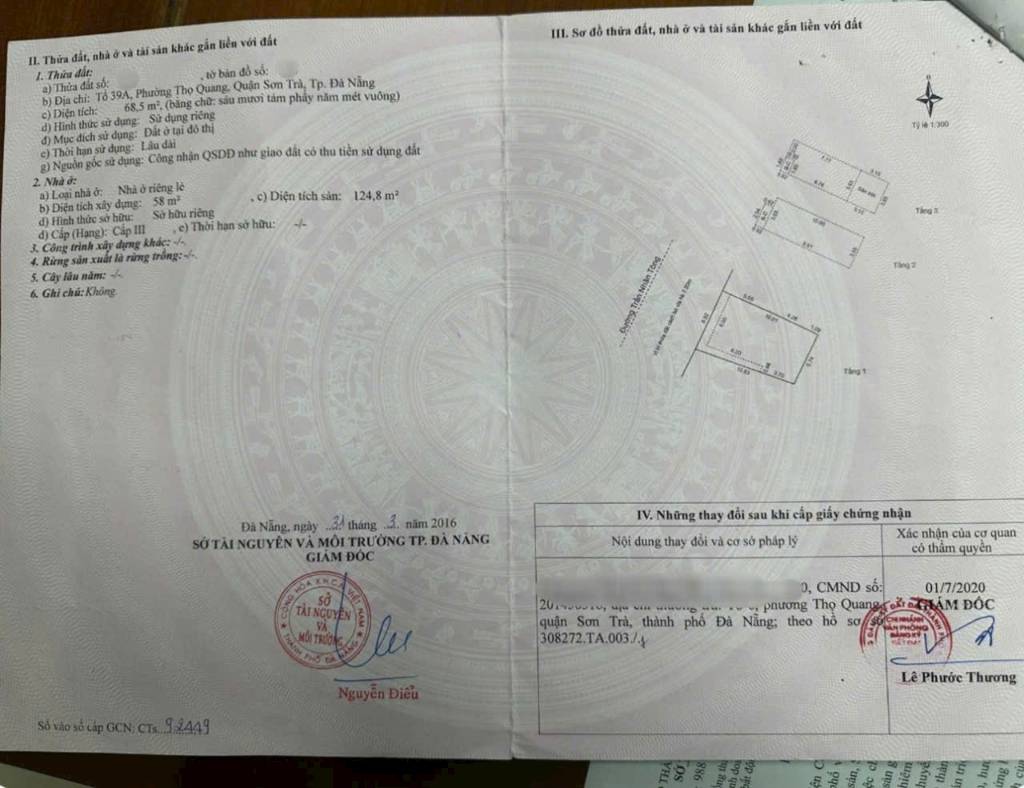 Mình cần bán nhà 3 tầng mặt tiền10m5 vỉa hè 4m đường Trần Nhân Tông , Phường Sơn Trà , TP. Đà Nẵng