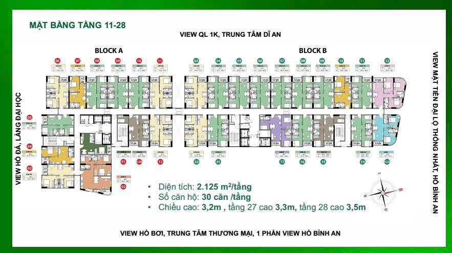 Bán căn hộ Bcons Green Diamond, 5 phút đến Cầu vượt Linh Xuân Thủ đức, thanh toán 540tr nhận nhà