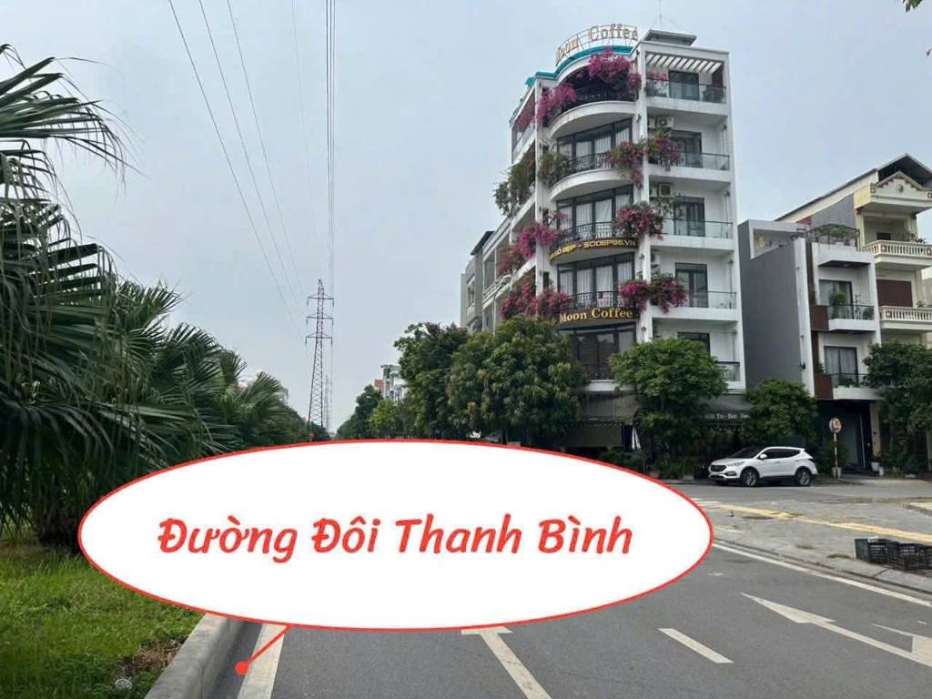 Bán 2 lô đất mặt đường đôi Thanh Bình, ph Lê Thanh Nghị, TP HD, 128m2, mt 8m, KD tốt