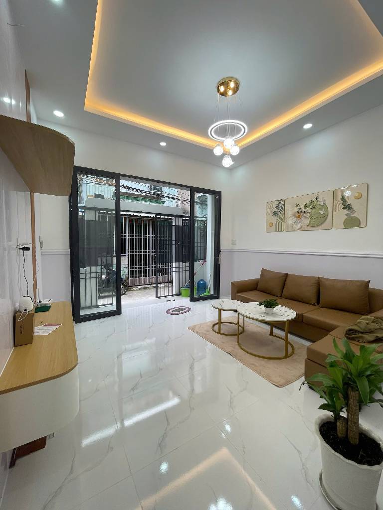 NHÀ Ở NGAY - SẴN NỘI THẤT CƠ BẢN, NGAY LÊ VĂN QUỚI - GIÁP NGÃ TƯ BỐN XÃ, 56M2/4.X TỶ