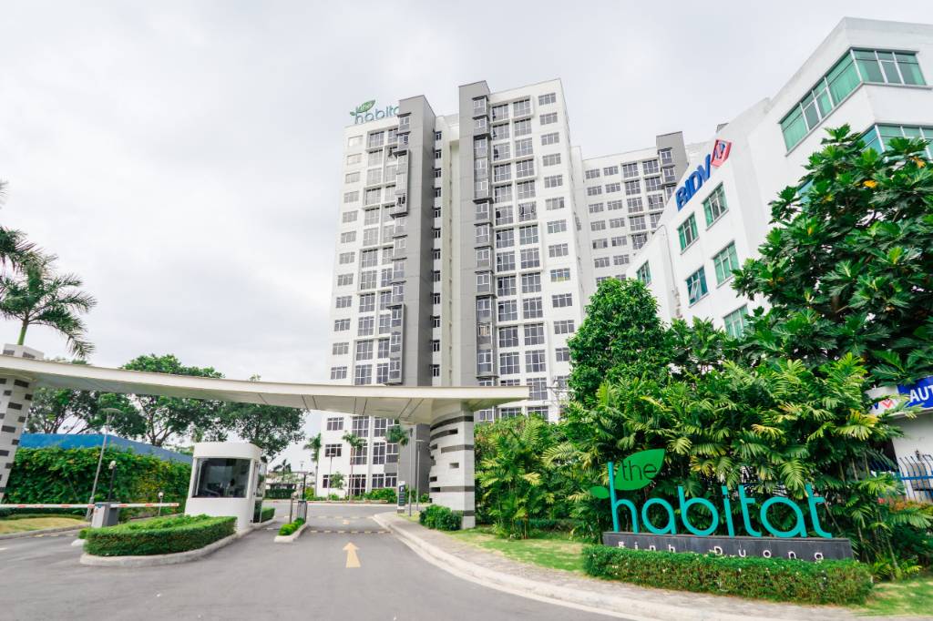 Cho thuê căn hộ 2PN The Habitat Bình Dương (VSIP I), 60m2, full nội thất, 8 triệu/ tháng