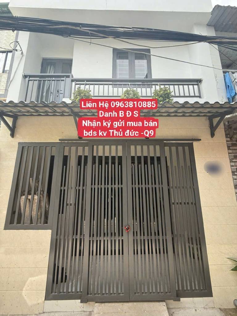 NHÀ 1 TRỆT 1 LẦU – ĐƯỜNG MAN THIỆN, TP. THỦ ĐỨC (Q9 CŨ)