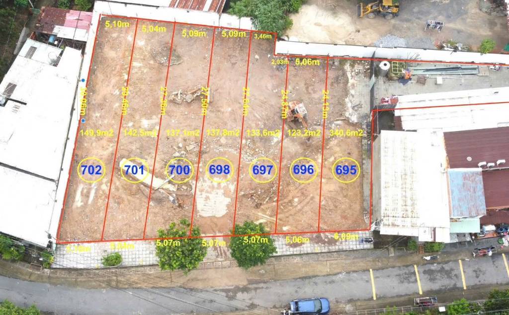 Hot : 7 lô thổ cư đường nhựa xã An Nhơn Tây dt 120 - 150m2 giá 2,3 tỷ / lô
