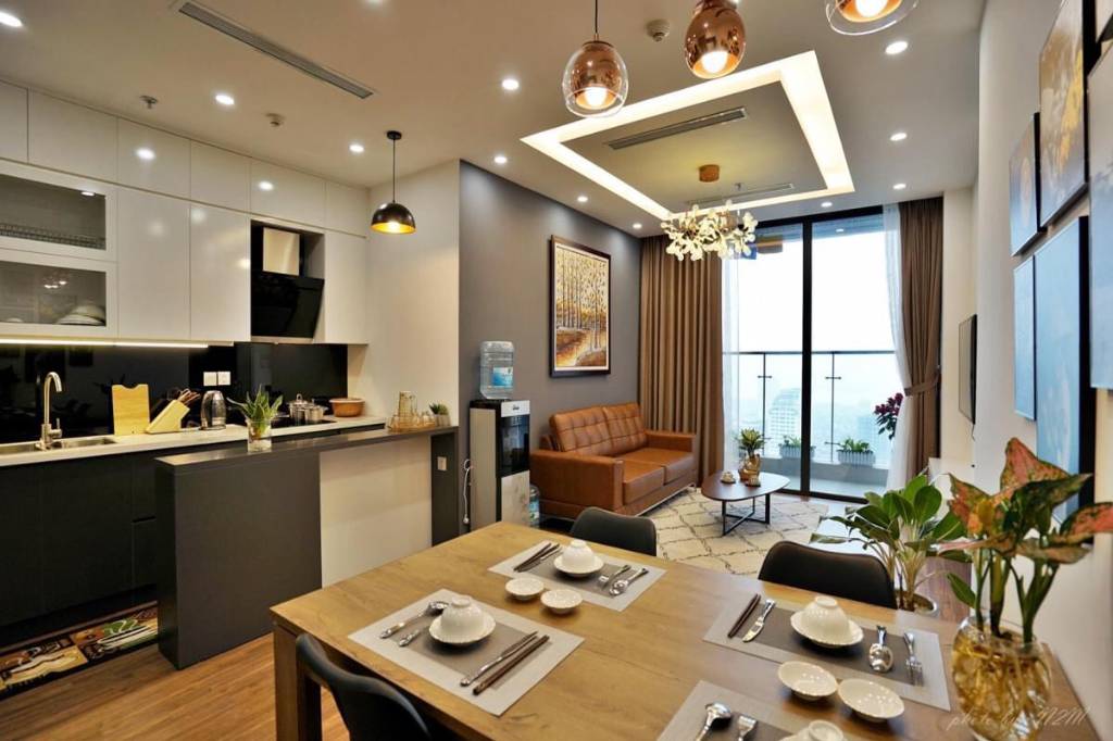 Cho thuê chung cư Hateco Laroma, Đống Đa, căn góc, 137m2, 3pn, nội thất cơ bản