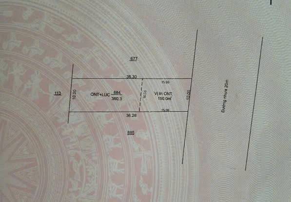 Đất chính chủ đường Trường Đông, Hòa Thành, Tây Ninh