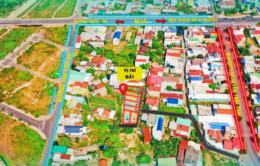 Bán đất dân thôn Đông Dinh, Diên Toàn, sát Huỳnh Thúc Kháng, đi về thành phố tầm 9km