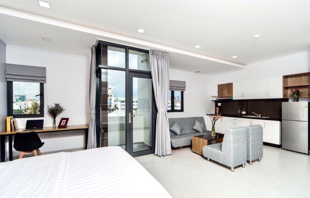 Căn hộ studio full nội thất ngay trung tâm thành phố khu vực bình thạnh