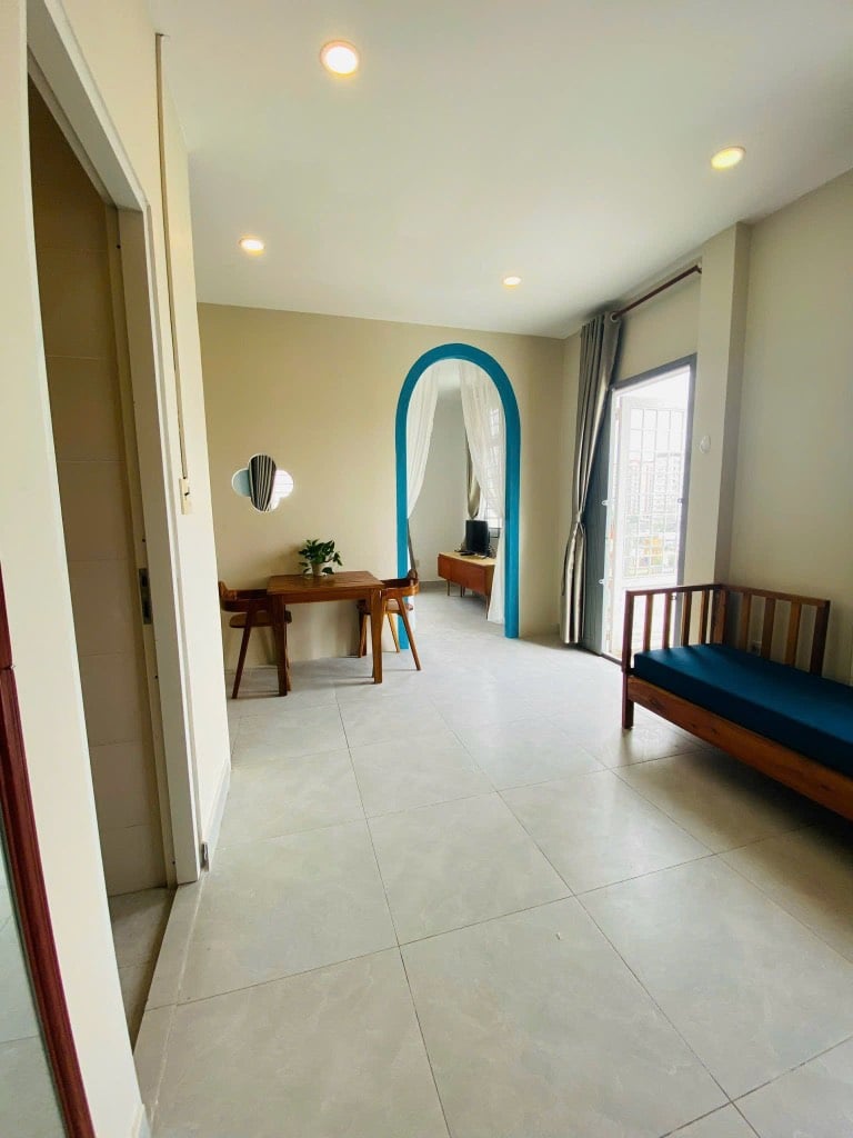 Cho thuê căn 1PN Ung Văn Khiêm, Bình Thạnh, full nội thất, ban công lớn, diện tích 45m2