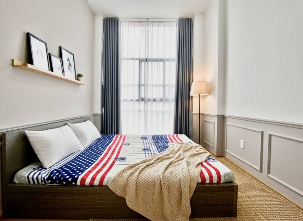 BÓC SEAL 1 CĂN 2 PHÒNG NGỦ, BẾP RIÊNG NỘI THẤT CƠ BẢN