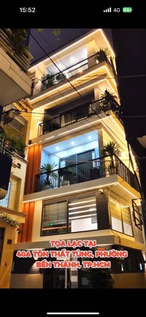 Bán nhà HXH Tôn Thất Tùng, Quận 1, tiện kinh doanh CHDV, diện tích 71,5m2, giá nhỉnh 36 tỷ