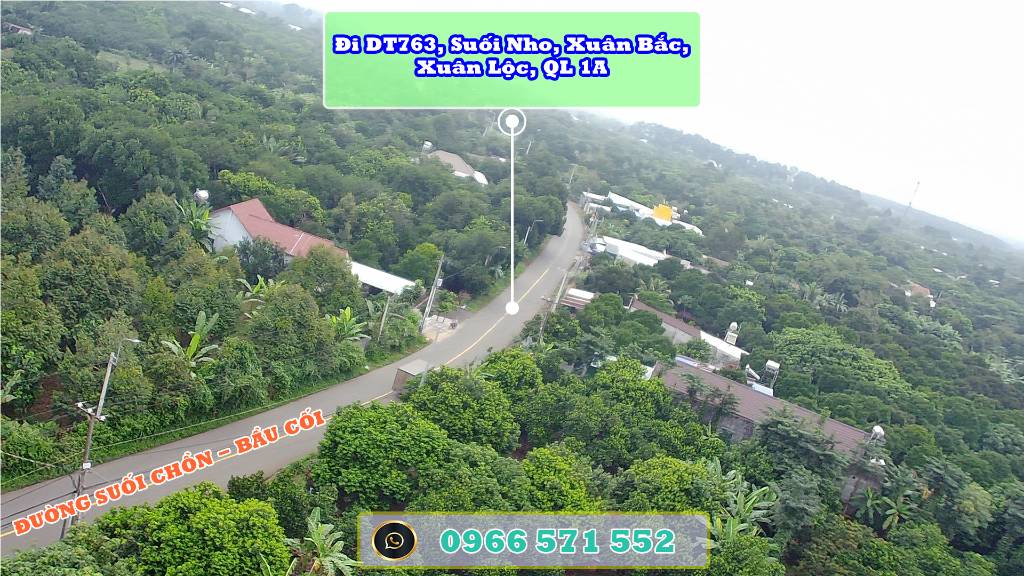 Bán Đất Thổ Cư MT Đường Nhựa Suối Chồn-Bầu Cối. P Bảo Vinh. Đồng Nai. Giá chỉ 1,450 Tỷ