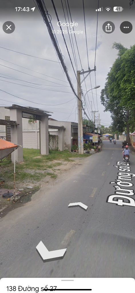 Bán đất đường số 27, Thị trấn Củ Chi, gần chợ Việt Kiều, dt 422m2, giá 10 tỷ