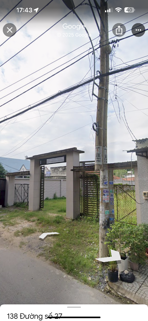 Bán đất đường số 27, Thị trấn Củ Chi, gần chợ Việt Kiều, dt 422m2, giá 10 tỷ