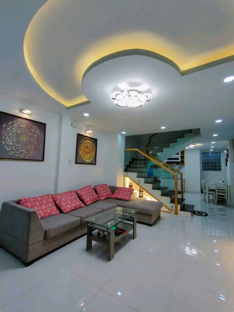 Cho thuê nhà Bùi Tư Toàn, An Lạc, Bình Tân, hẻm xe hơi , 1T3L, 5PN4WC, full nội thất