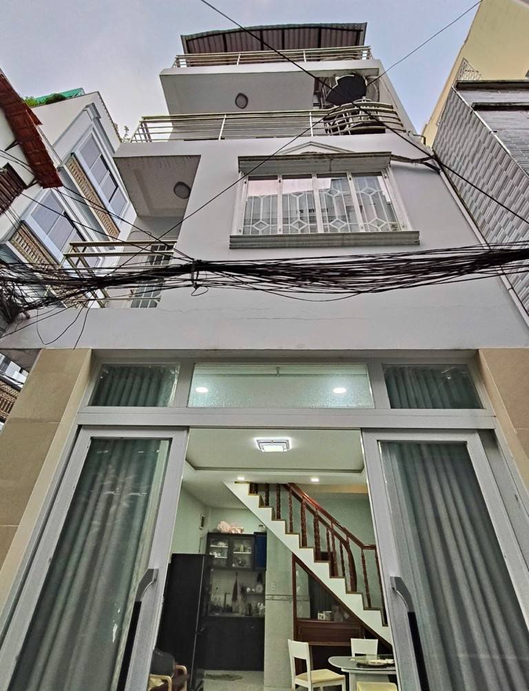 HẺM XE HƠI, 4 Tầng BTCT 3PN, SD 90m2, P1 Gò Vấp, giá 6.5 ty