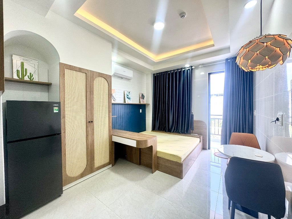 Cho thuê cc mini full nội thất ban công thoáng gần chợ bà chiểu giáp q1