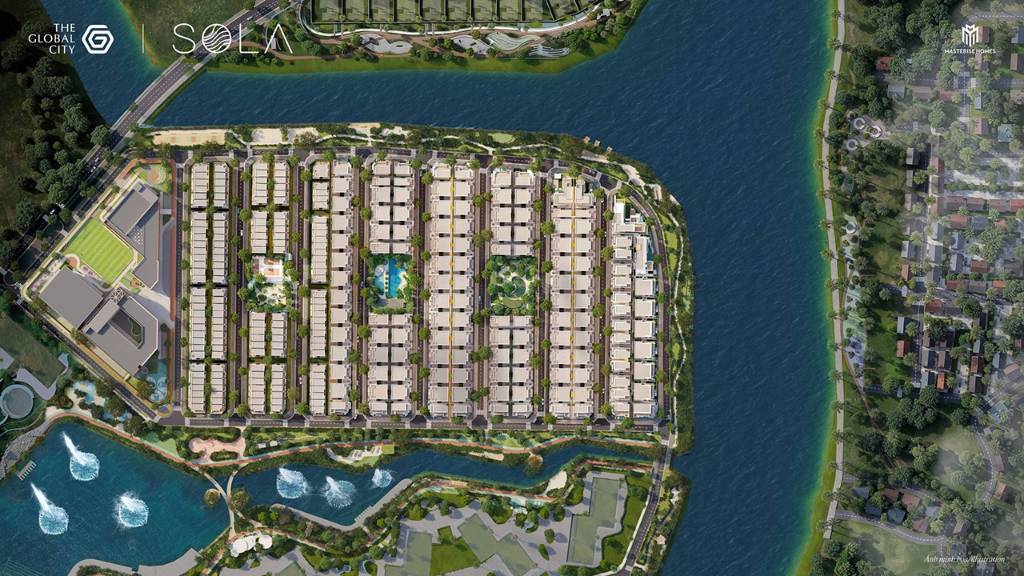 Siêu phẩm, bán biệt thự đảo Sola, The Global City, ngay lõi trung tâm, nhiều ưu đãi hấp dẫn