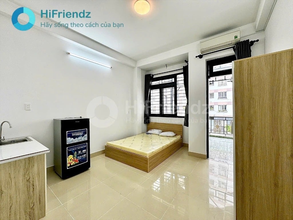 Phòng trọ Phạm Văn Chiêu mới xây full nội thất gần chợ Thạch Đà