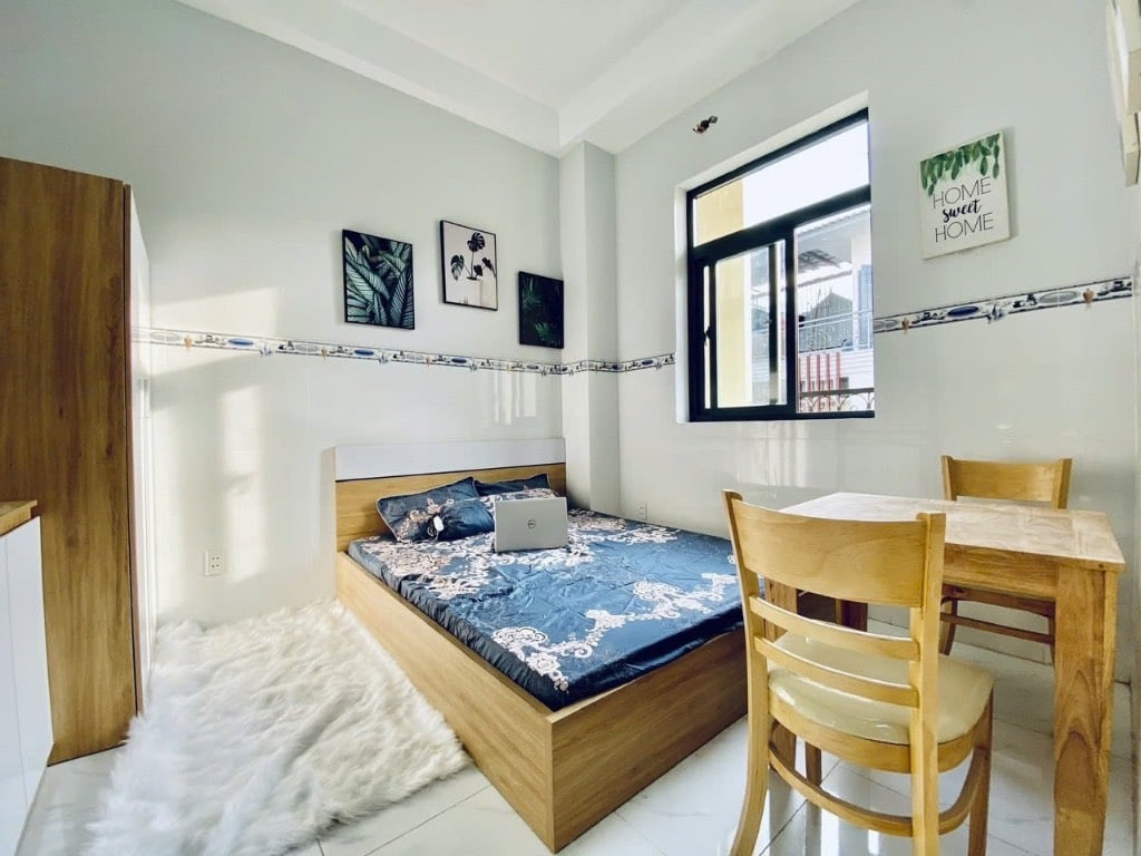 CHO THUÊ PHÒNG TÂN BÌNH ĐẦY ĐỦ NỘI THẤT, THANG MÁY, HẦM XE, BẢO VỆ 24/24