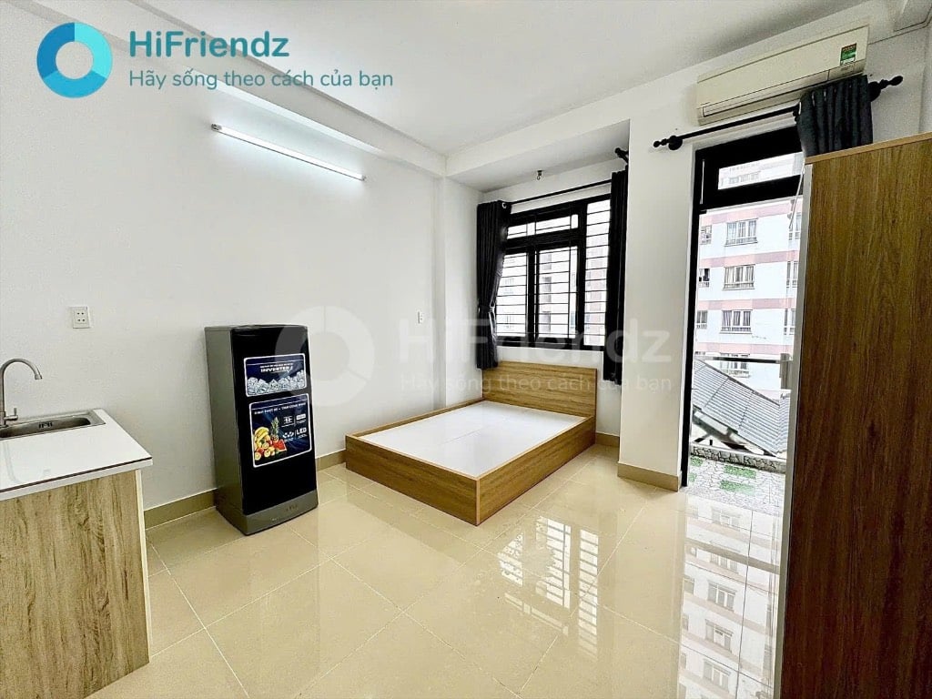 Cho thuê phòng Gò Vấp, gần CV Làng Hoa, sẵn nội thất, tiện di chuyển CVPM Quang Trung