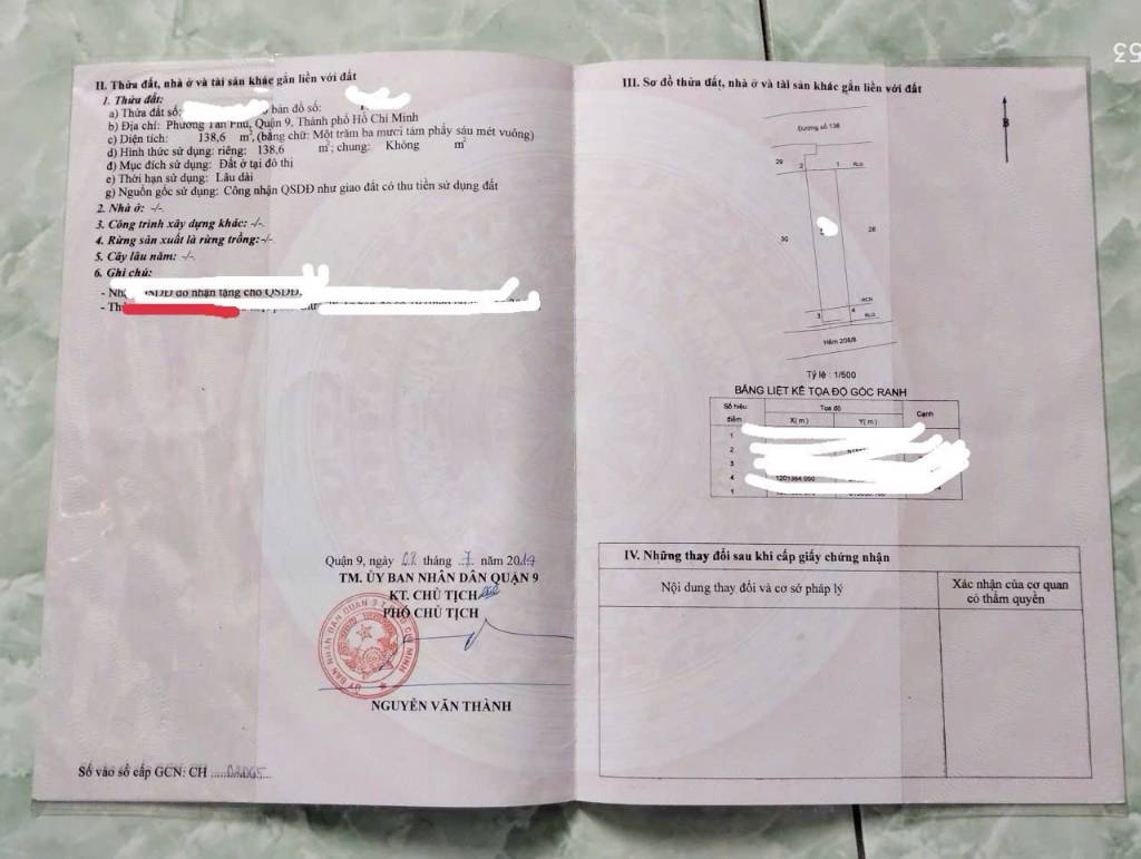 Bán nhà mặt tiền Tân Phú, Thủ Đức, diện tích 139m, tiện ích xung quang, giá tốt