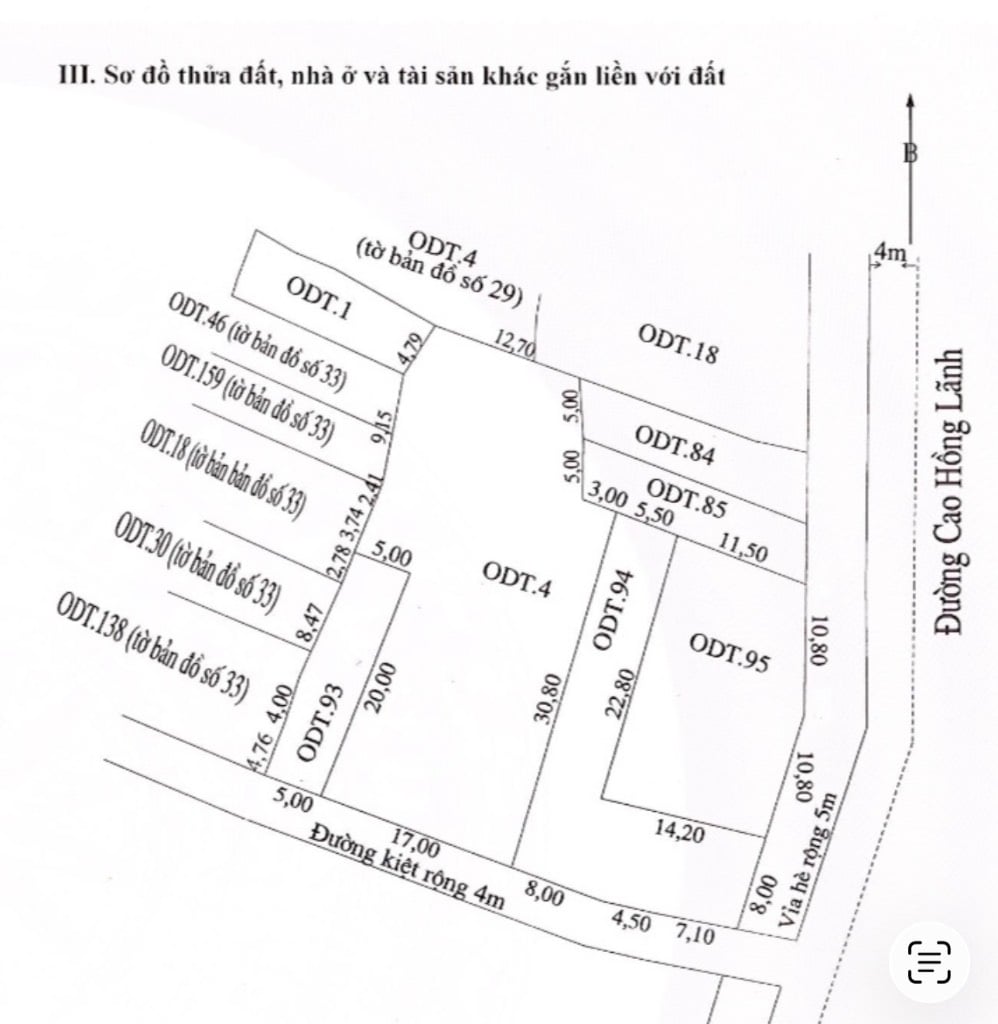 Cần bán đất kiệt Cao Hồng Lãnh, Hội An, Quảng Nam, khu vực kinh doanh, giá 70 triệu/m2