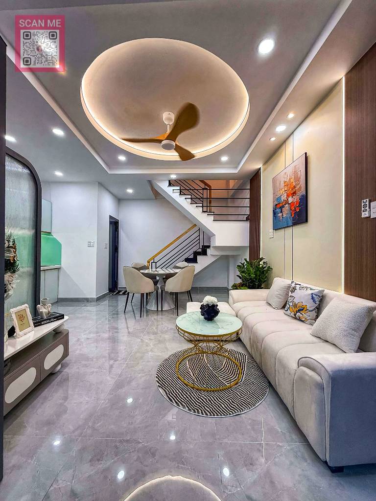 BÁN NHÀ PHAN VĂN TRỊ, BÌNH THẠNH, SÁT QUẬN 1, HẺM YÊN TĨNH, GIÁ 4,98 TỶ