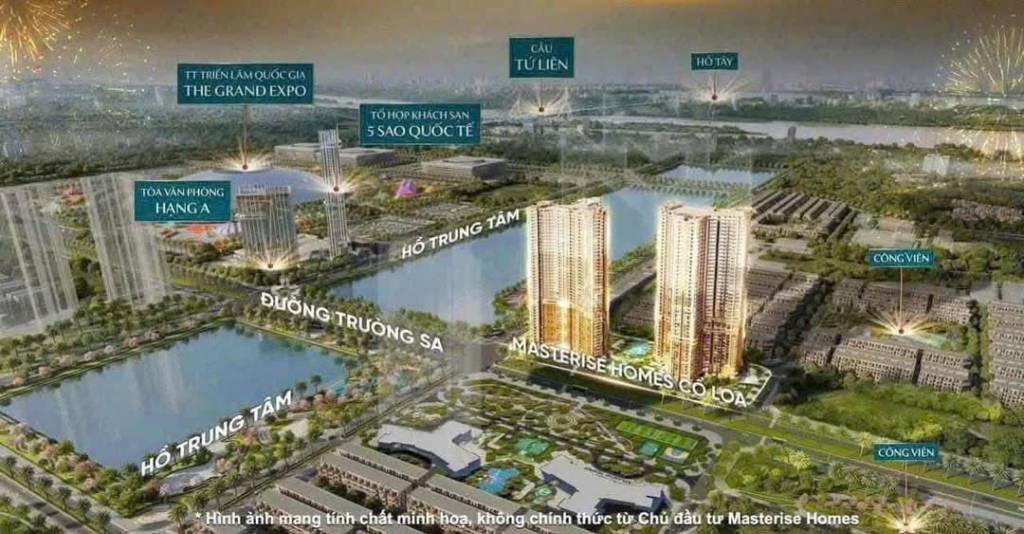 BÁN CĂN HỘ MASTERISE HOMES CỔ LOA, CHỈ TỪ 50 TRIỆU, BOOKING NGAY SIÊU PHẨM