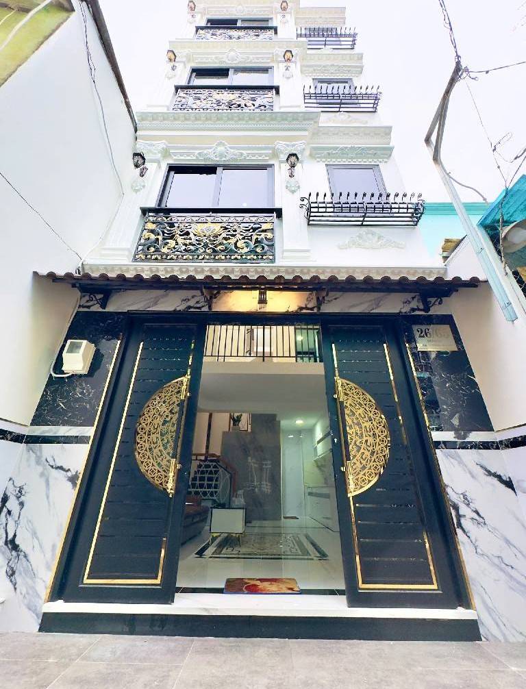 NHÀ XÂY MỚI 5 Tầng 3PN gần 35m2, P3 Gò Vấp, giá 7.x ty