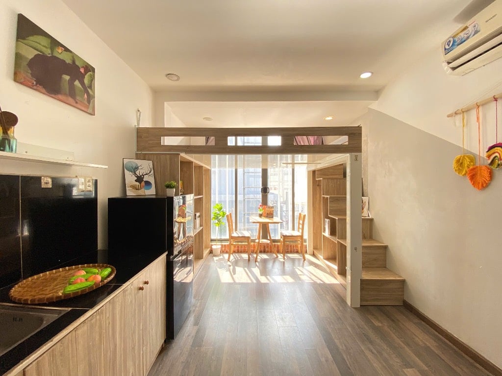 Cho thuê căn studio Bình Thạnh, giáp Phú Nhuận, Gò Vấp, tiện nghi cao cấp, phòng chill