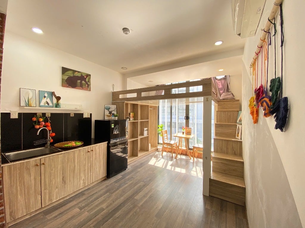 Cho thuê căn studio Bình Thạnh, giáp Phú Nhuận, Gò Vấp, tiện nghi cao cấp, phòng chill