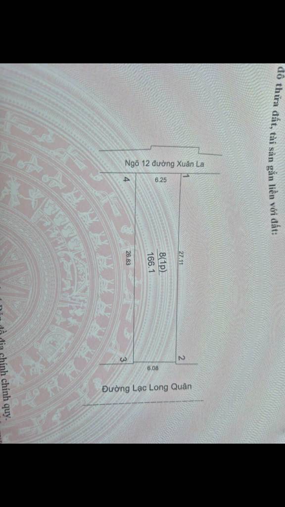 BÁN NHÀ MẶT PHỐ LẠC LONG QUÂN, TÂY HỒ, 166M², MT 6.1M, 2 THOÁNG TRƯỚC SAU, 93 TỶ
